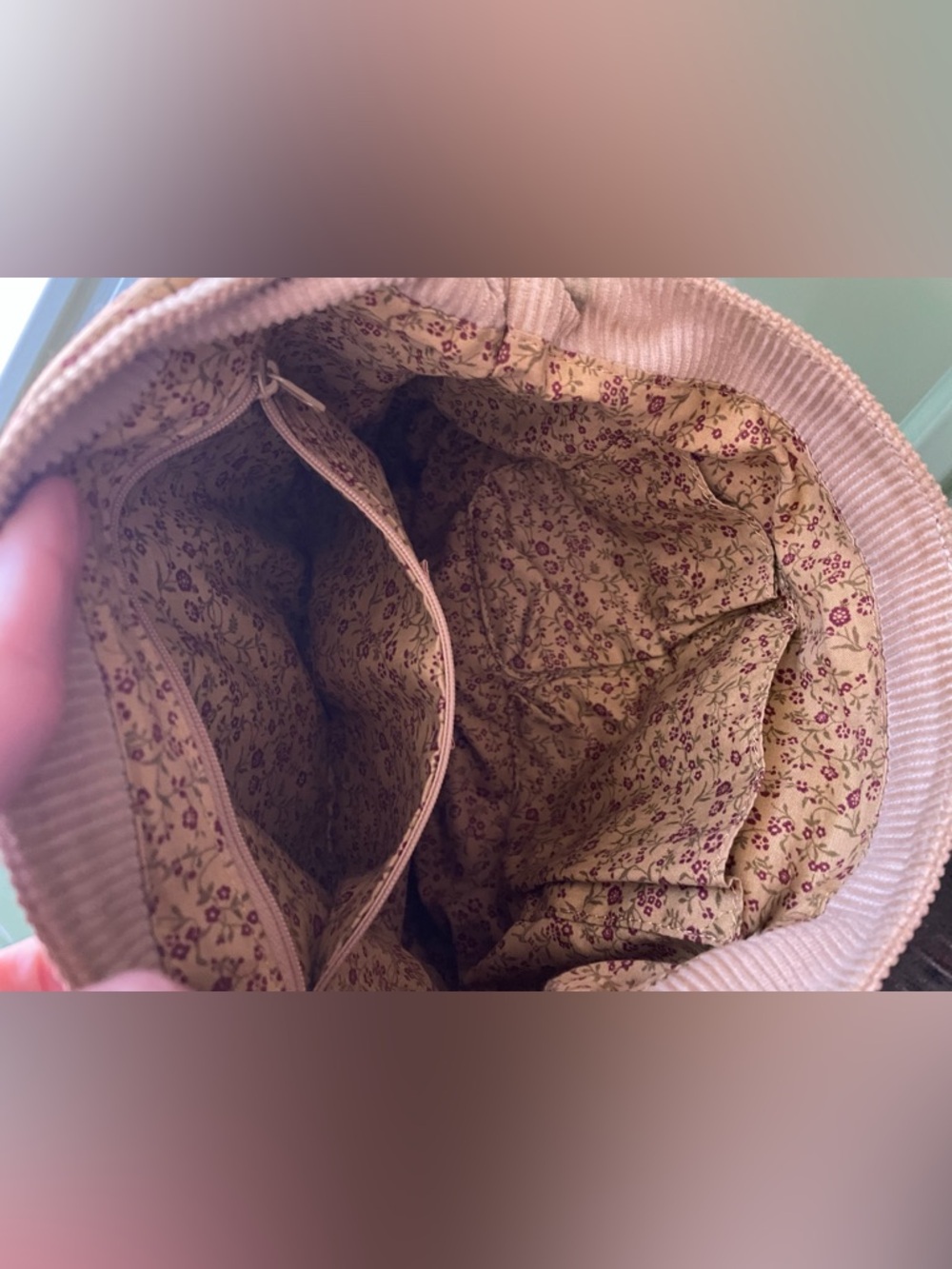 Vintage Fossil Corduroy Purse - Picture 2 of 6